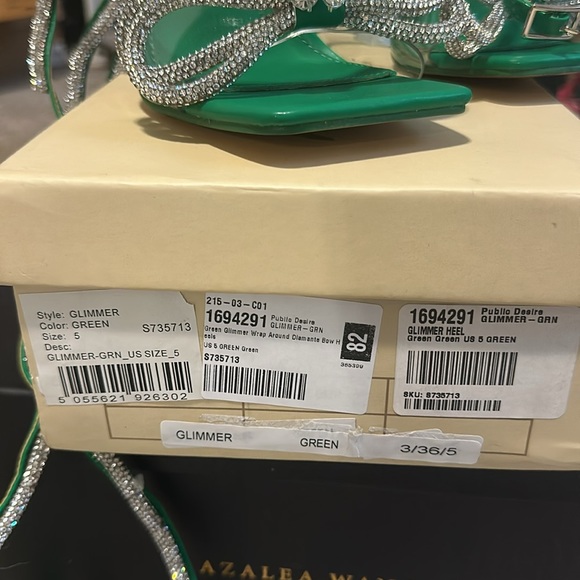 Public desire shoes ankle wrap up, Not leather sole - Picture 4 of 5